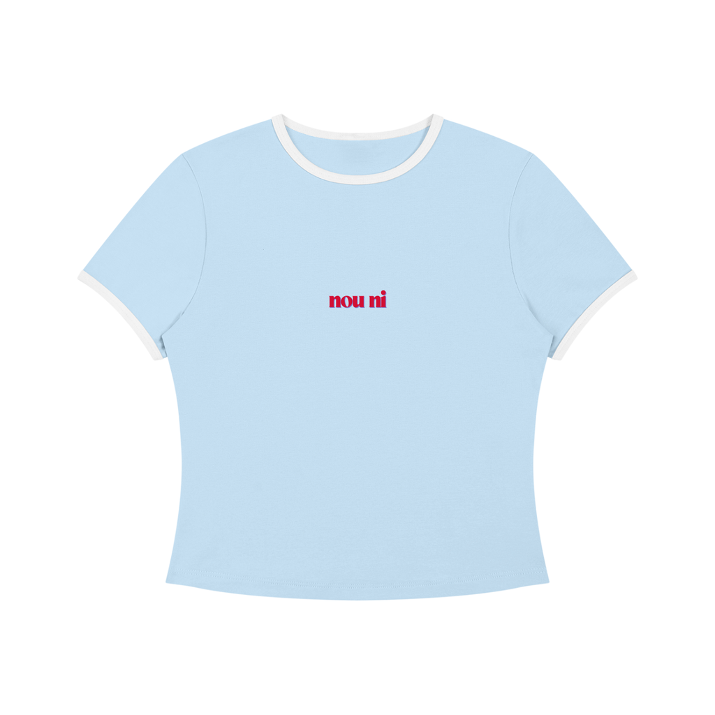 Women’s Color Block Crop T-Shirt