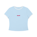 Women’s Color Block Crop T-Shirt