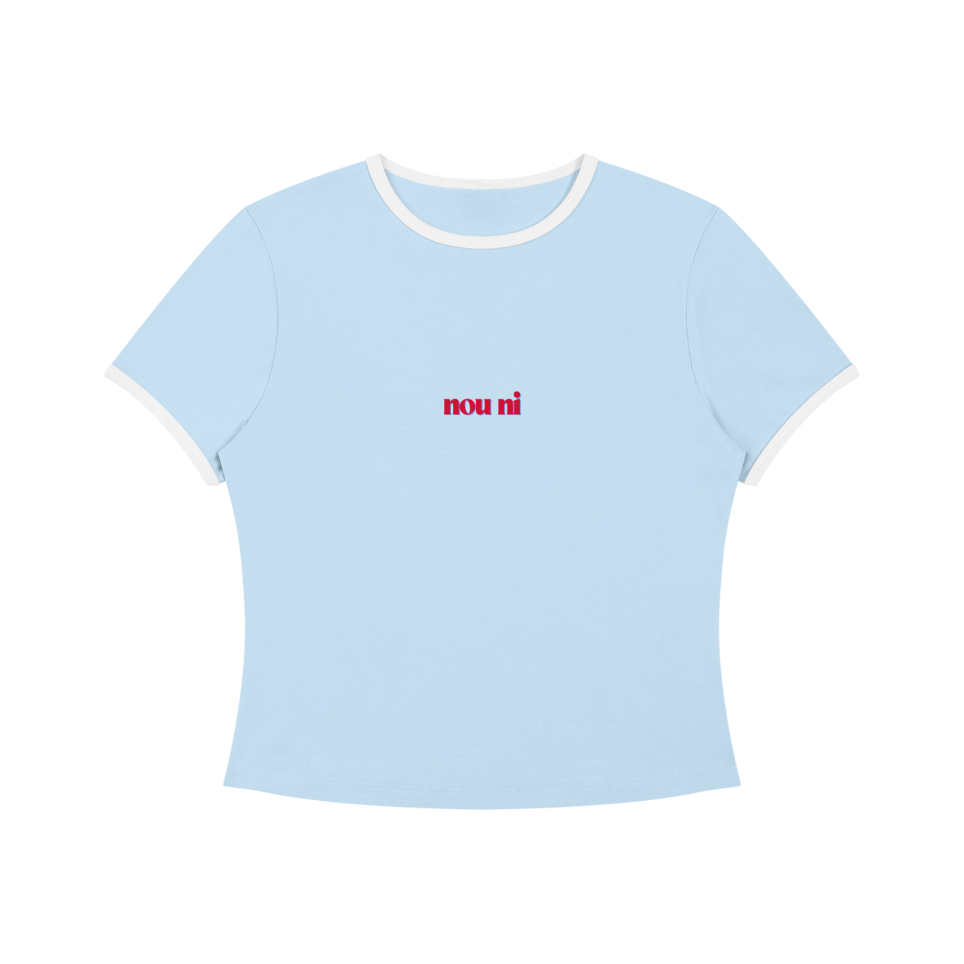 Women’s Color Block Crop T-Shirt
