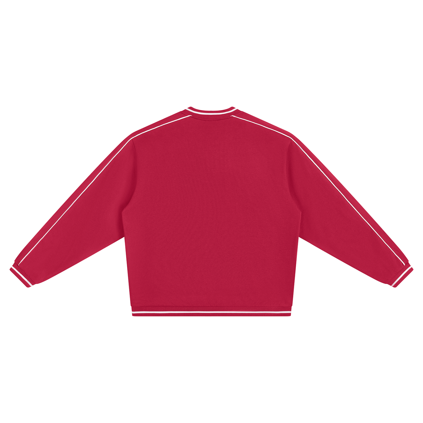 Unisex Color Block V-Neck Sweatshirt