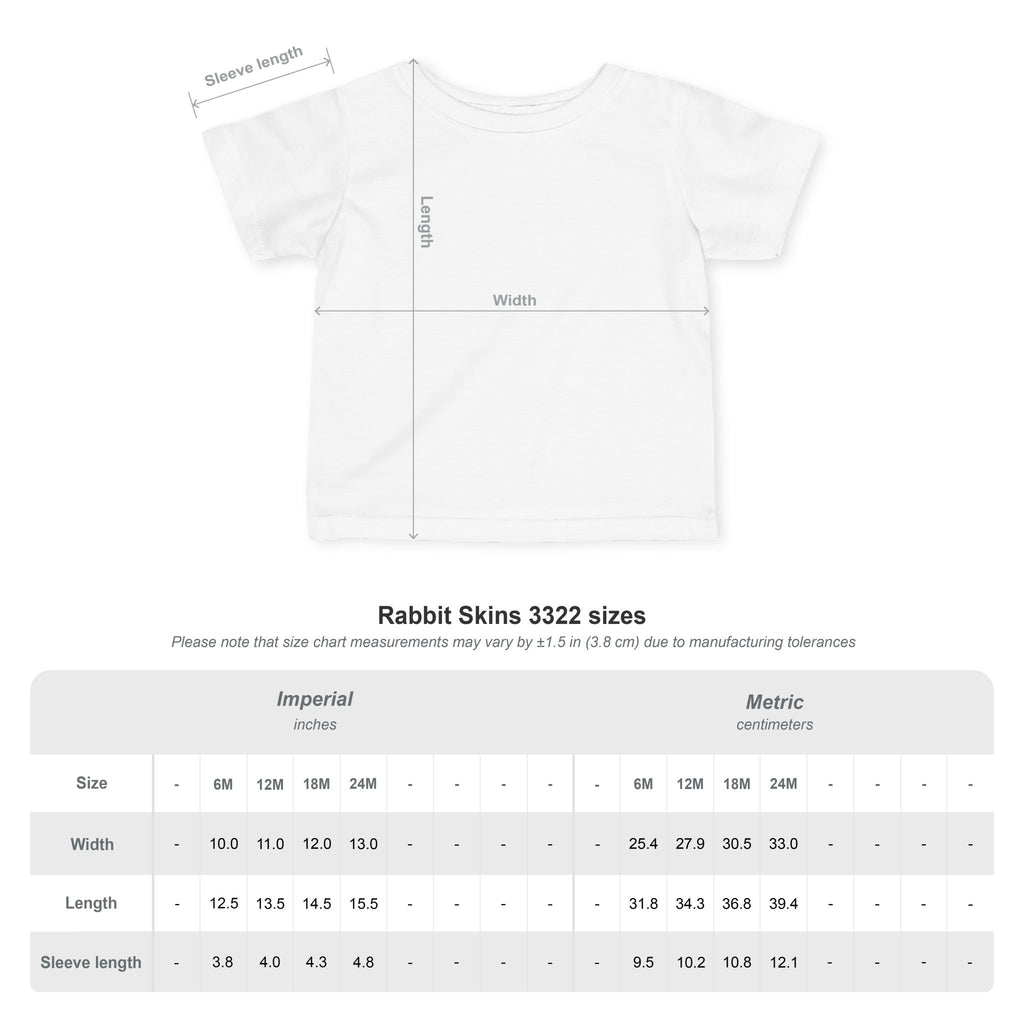 Infant Tee "Just Here for the Pâté" Graphic Baby Shirt