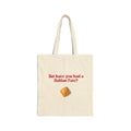 Haitian Pate Canvas Tote — "But have you had a Haitian Pate?" / Nou Ni Flag Market Bag