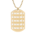 Dog Tag with Chain