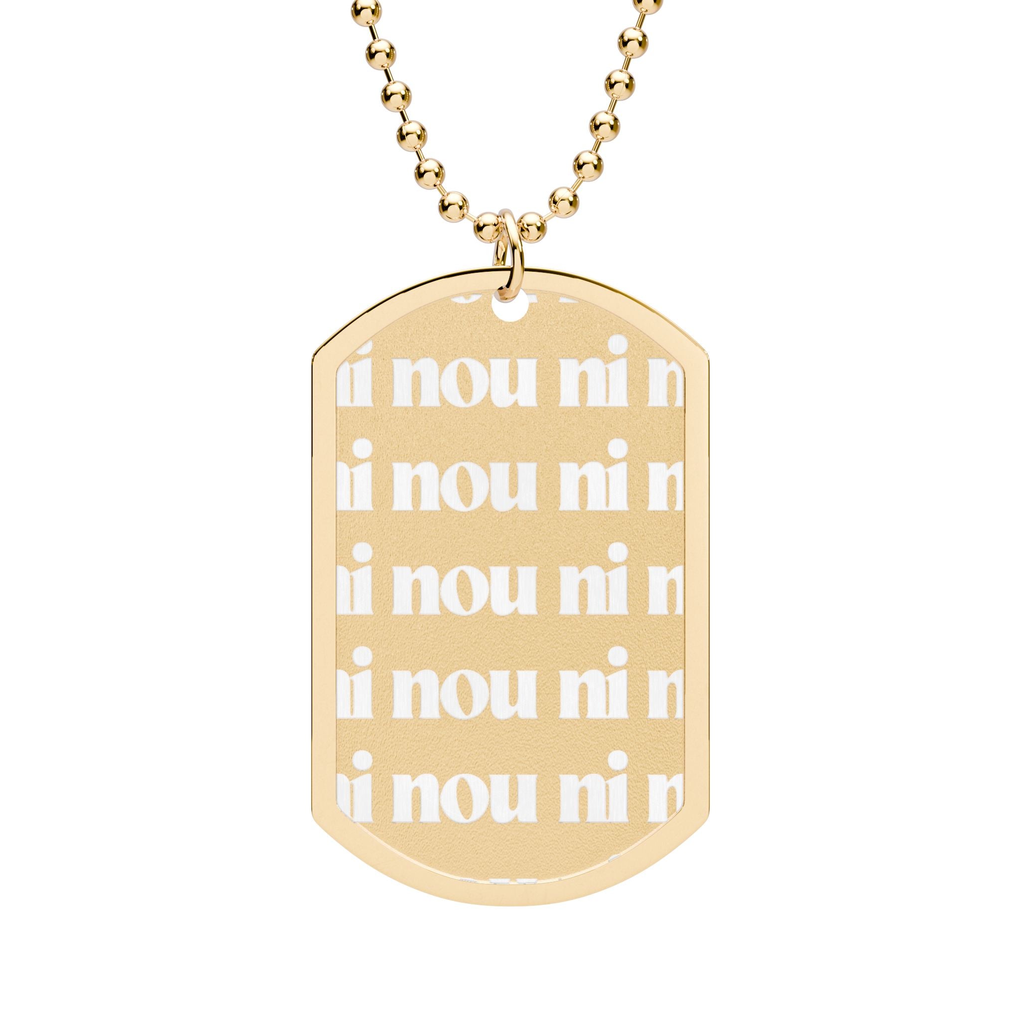 Dog Tag with Chain
