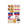 Haitian Temporary Tattoo Sheet