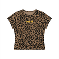 Women’s Leopard Print Crop T-Shirt