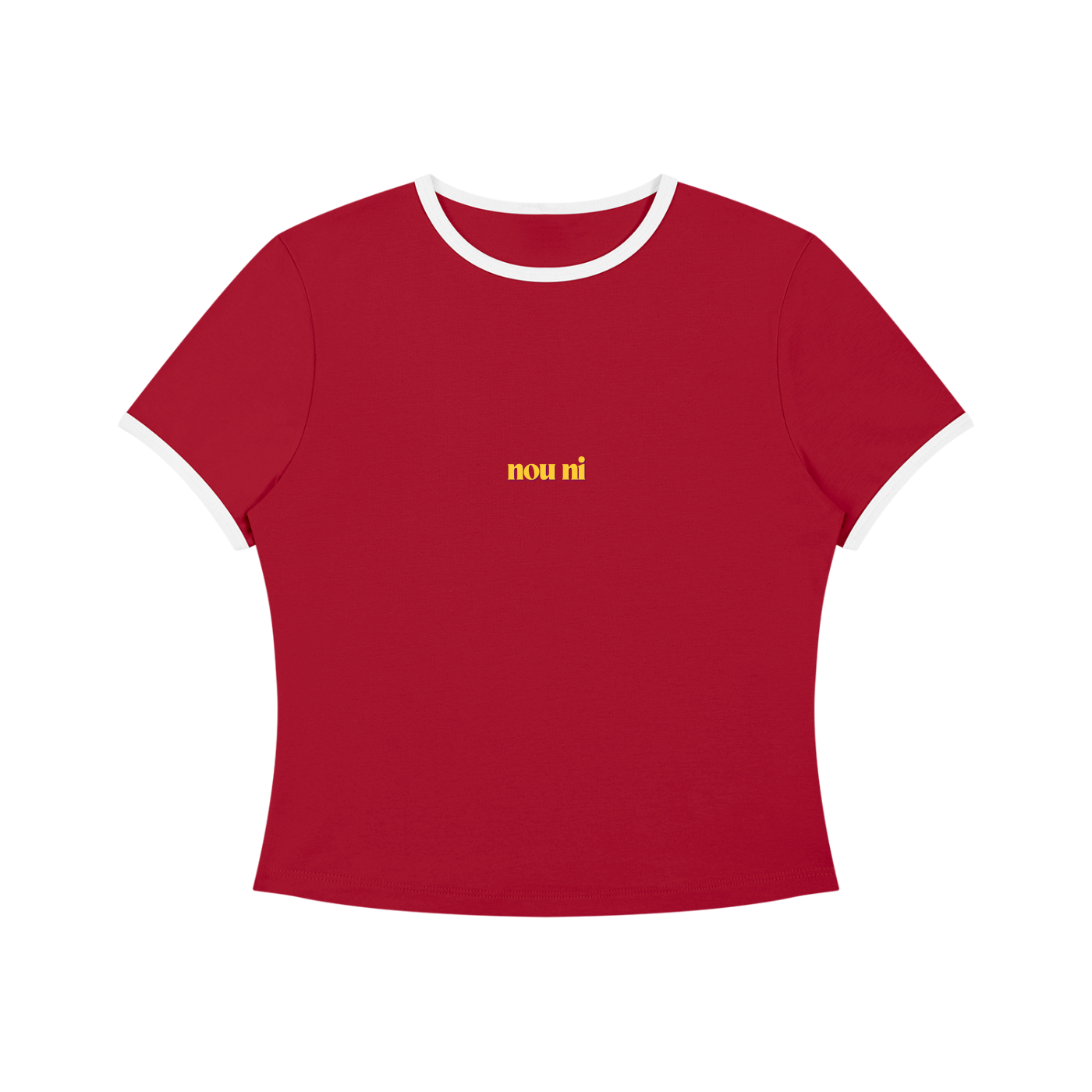 Women’s Color Block Crop T-Shirt