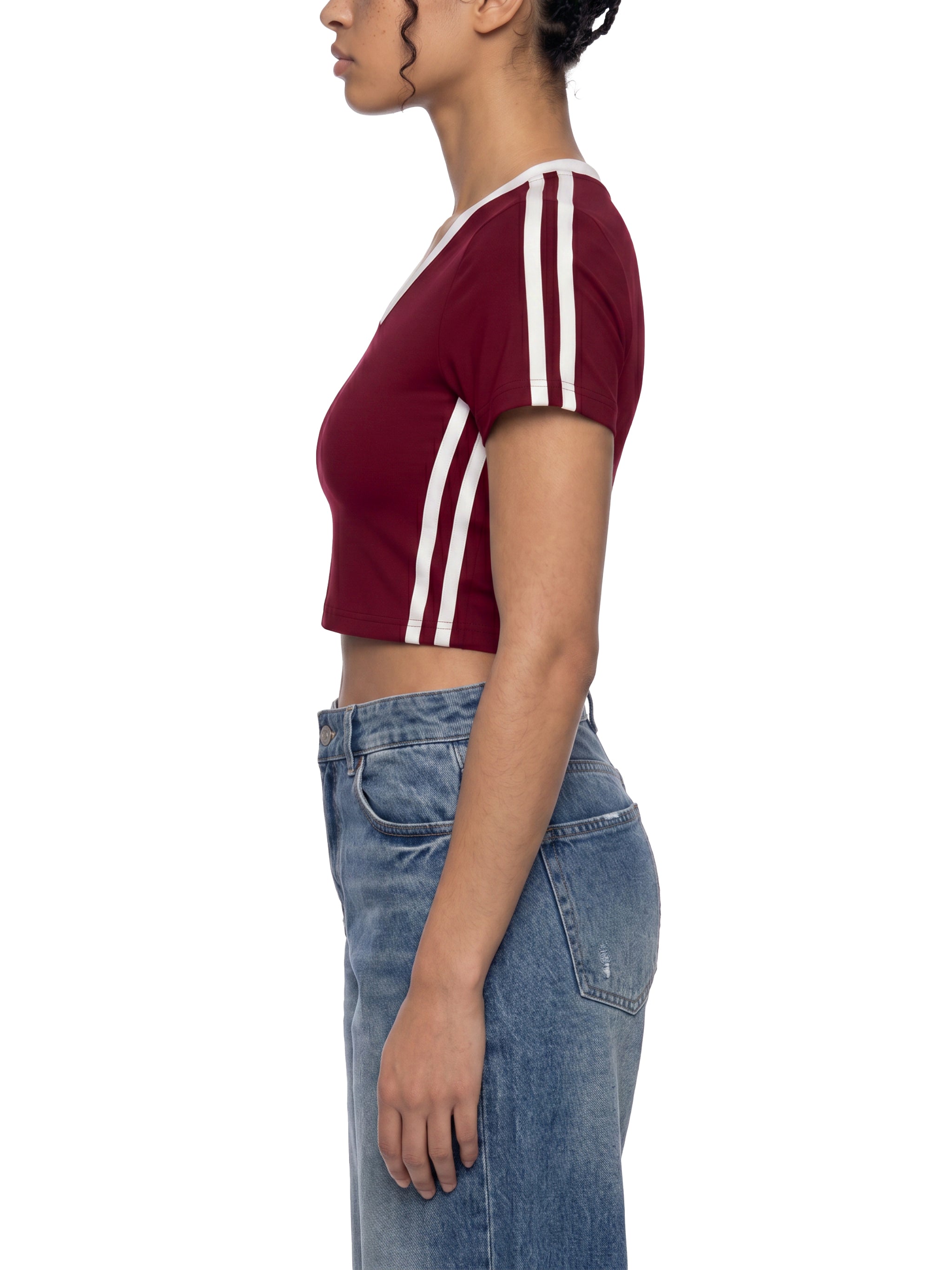 Women’s Slim Fit Color Block T-Shirt