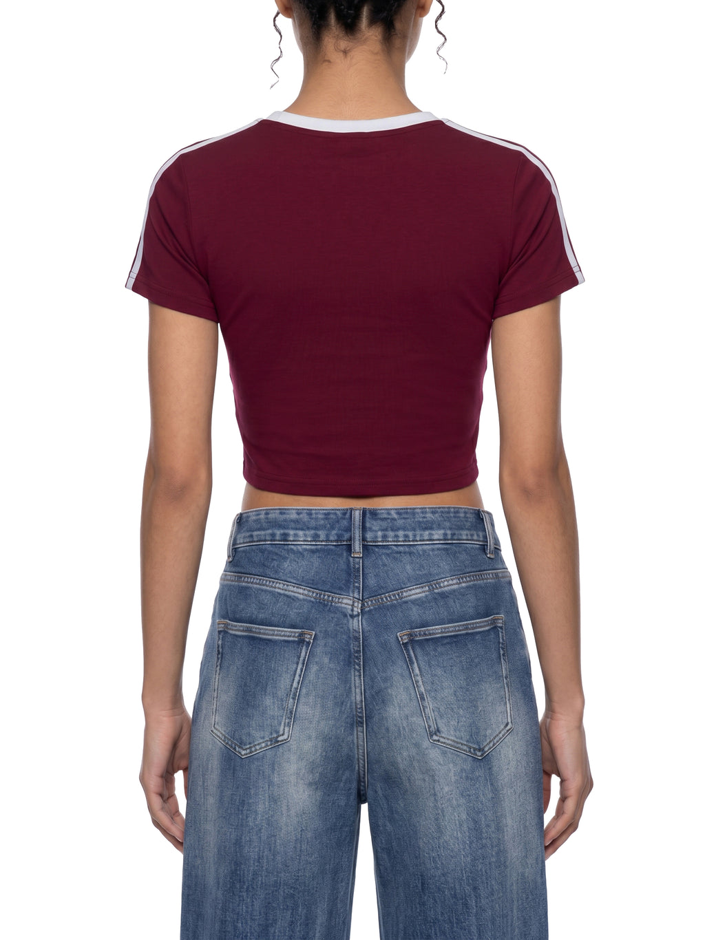 Women’s Slim Fit Color Block T-Shirt